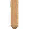 Ekena Millwork Funston Arts and Crafts Smooth Bracket w/ Offset Brace, Western Red Cedar, 7 1/2"W x 24"D x 28"H BKT0806X24X28FST03SWR - alternate 2